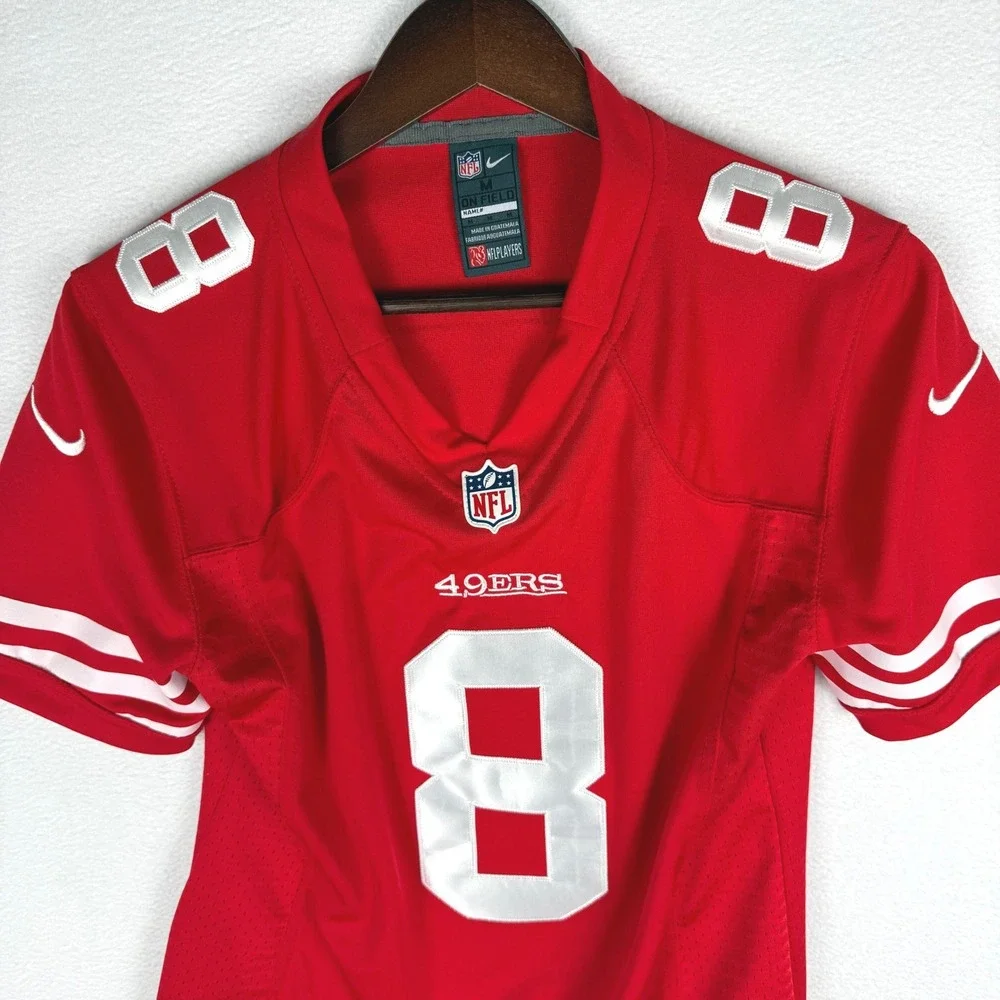 San Francisco 49ers Nike Football Jersey Youth M Red Steve Young #8 NFL On Field